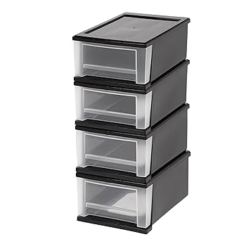 Amazon.com: IRIS USA Plastic Stacking, Storage Organizer